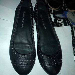 Franco Sarto Studded women's flats size 8 gently worn